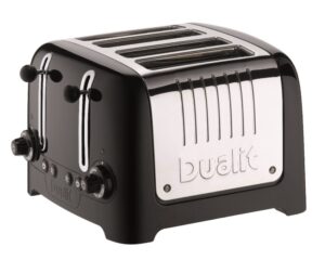 Dualit Toaster Lite Zwart met 4 Sleuven 46225