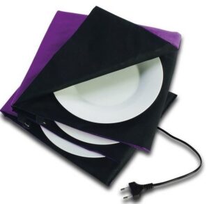 Solis  Bordenwarmer Paars-Zwart 32cm
