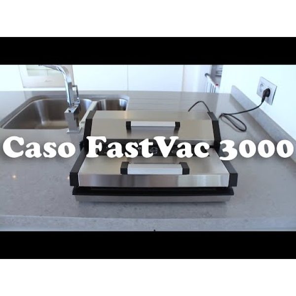 Caso Vacuumapparaat FastVac 3000 met Gratis 100 Marmelot Vacuumzakken - Afbeelding 3