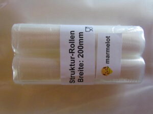 Vacuumrollen Basis 20cmx6m 2 Rollen met structuur grof
