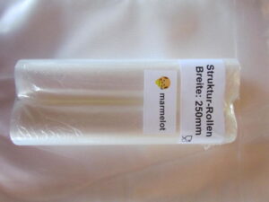 Vacuumrollen Basis 25cmx6m 2 Rollen met structuur grof
