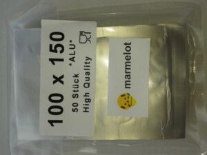 Vacuumzakken Aluminium 10x15cm 50 Stuk met Microstructuur
