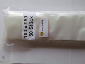 Vacuumzakken  10x55 cm 50 stuk met microstructuur