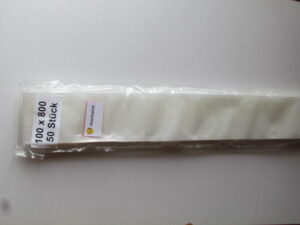 Vacuumzakken  10x80 cm 50 stuk met microstructuur