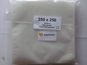 Vacuumzakken  25x25 cm 50 stuk met microstructuur